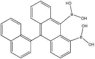 10-(naphthalen-1yl)anthracen-9yiboronic acid Structure