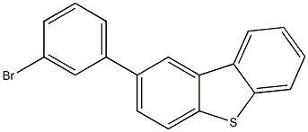 2-(3-bromophenyl)dibenzothiophene Structure