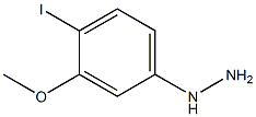 (4-Iodo-3-methoxy-phenyl)-hydrazine Struktur
