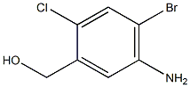 (5-Amino-4-bromo-2-chloro-phenyl)-methanol Struktur