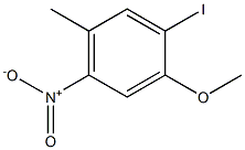 1-Iodo-2-methoxy-5-methyl-4-nitro-benzene 结构式