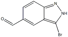 3-Bromo-2H-indazole-5-carbaldehyde Struktur
