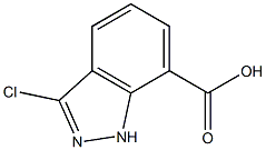 3-氯吲唑-7-羧酸, 1556131-93-1, 结构式