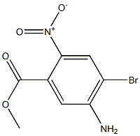 5-Amino-4-bromo-2-nitro-benzoic acid methyl ester Struktur