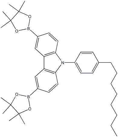 9-(4-辛基苯基)-3,6-双(4,4,5,5-四甲基-1,3,2-二氧戊环-2-基)-9H-咔唑