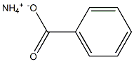 Ammonium benzoate 化学構造式