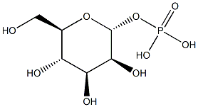 a-D-Mannose-1-phosphate Structure