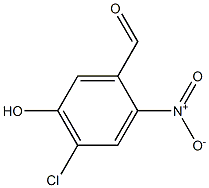 4-Chloro-5-hydroxy-2-nitro-benzaldehyde Structure