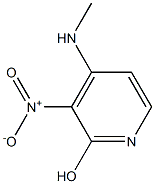 4-Methylamino-3-nitro-pyridin-2-ol,,结构式