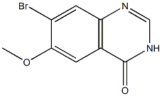 7-Bromo-6-methoxy-3H-quinazolin-4-one Struktur