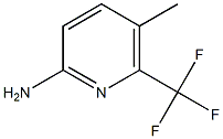 5-Methyl-6-trifluoromethyl-pyridin-2-ylamine Struktur
