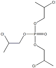 磷酸三(2-氯丙基)酯 结构式