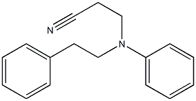 N-cyanoethyl-N-phenylethylaniline Structure