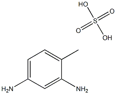 2,4-二氨基甲苯硫酸盐, , 结构式