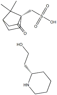 2-(S)-(2)羟乙基哌啶-(S)-10-樟脑磺酸盐, , 结构式