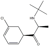 (S, R)-Hydrobupropion Structure