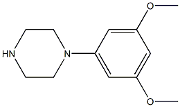 1-(3,5-DIMETHOXY-PHENYL)PIPERAZINE Struktur