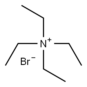 Tetraethylammonium bromide Struktur