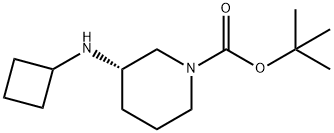 R-3-(Cyclobutylamino)-1-boc-piperidine
 Structure