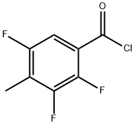 4-METHYL-2,3,5-TRIFLUOROBENZOYL CHLORIDE 结构式