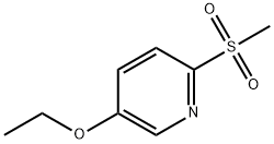 5-Ethoxy-2-mesylpyridine Structure