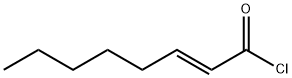 2-Octenoyl chloride, (2E)- Structure