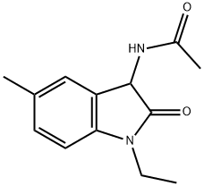 1009707-60-1 Acetamide,  N-(1-ethyl-2,3-dihydro-5-methyl-2-oxo-1H-indol-3-yl)-