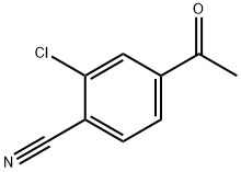 4-Acetyl-2-chlorobenzonitrile 化学構造式