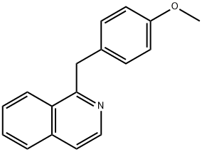1-(4-METHOXYBENZYL)ISOQUINOLINE, 10172-49-3, 结构式