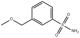 Benzenesulfonamide, 3-(methoxymethyl)- Structure