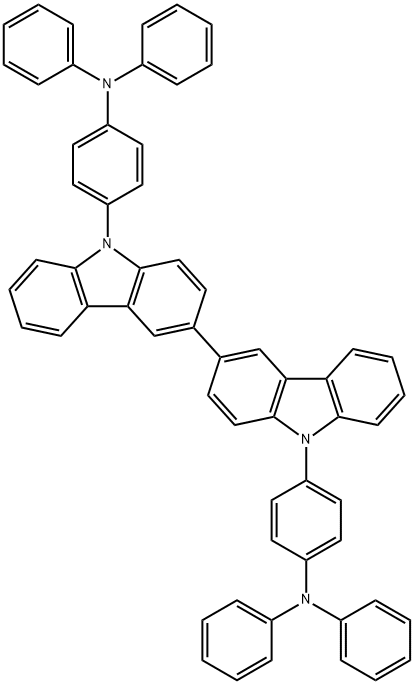 1032174-52-9 4,4'-(9H,9'H-3,3'-联咔唑-9,9'-二基)双(N,N-二苯基苯胺)