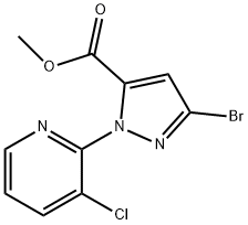 1H-Pyrazole-5-carboxylic acid, 3-bromo-1-(3-chloro-2-pyridinyl)-, methyl ester