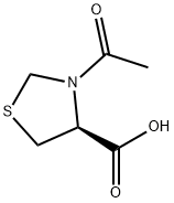 ACETYL-L-THIAZOLIDINE-4-CARBOXYLIC ACID, 104527-63-1, 结构式