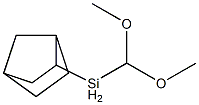 2-(二甲氧基甲基甲硅烷基)-双环[2,2,1]庚烷, 104821-32-1, 结构式