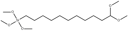 Silane, (11,11-dimethoxyundecyl)trimethoxy- Structure