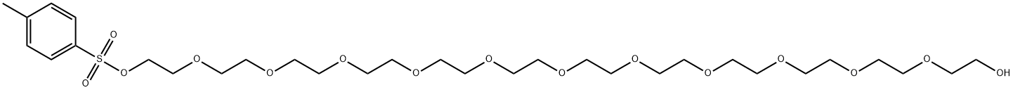 十二乙二醇单对甲苯磺酸酯 结构式