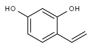 1,3-Benzenediol, 4-ethenyl- Structure