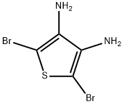 2,5-二溴-3,4-二胺基噻吩,106944-14-3,结构式