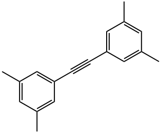 Benzene, 1,1'-(1,2-ethynediyl)bis[3,5-dimethyl- Struktur