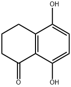 1(2H)-Naphthalenone, 3,4-dihydro-5,8-dihydroxy-, 1077-69-6, 结构式