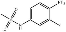 N-(4-amino-3-methylphenyl)methanesulfonamide(SALTDATA: FREE) Struktur