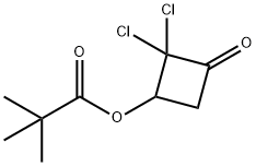 Propanoic acid, 2,2-dimethyl-, 2,2-dichloro-3-oxocyclobutyl ester