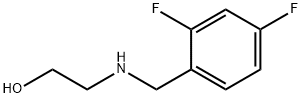 Ethanol, 2-[[(2,4-difluorophenyl)methyl]amino]-,1092287-13-2,结构式