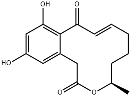 Dehydrocurvularin, 10,11- Structure