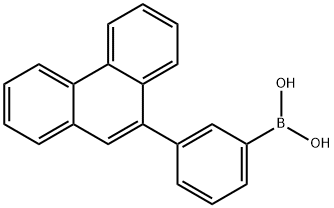 B-[3-(9-菲芴基)苯基]-硼酸, 1096686-52-0, 结构式
