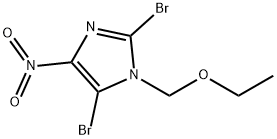 2,5-DIBROMO-1-(ETHOXYMETHYL)-4-NITRO-1H-IMIDAZOLE Structure