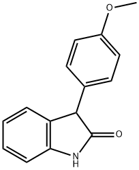 3-(4-methoxyphenyl)indolin-2-
one Struktur