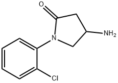 4-amino-1-(2-chlorophenyl)pyrrolidin-2-one(SALTDATA: HCl) Struktur