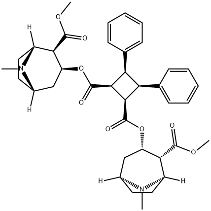 113297-77-1 3α,4α-Diphenylcyclobutane-1β,2α-dicarboxylic acid bis[(1R,5S)-2-(methoxycarbonyl)-8-methyl-8-azabicyclo[3.2.1]octan-3-yl] ester