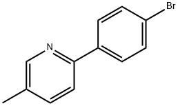2-(4-溴苯基)-5-甲基吡啶,113744-24-4,结构式
